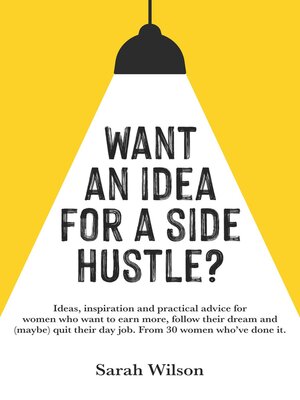 cover image of Want an Idea For a Side Hustle?